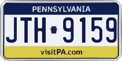 PA license plate JTH9159