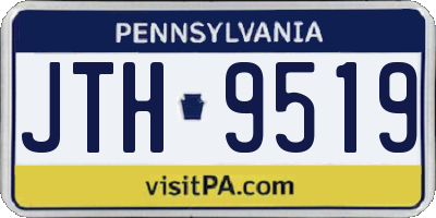 PA license plate JTH9519