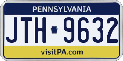 PA license plate JTH9632