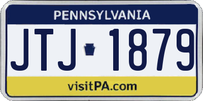 PA license plate JTJ1879