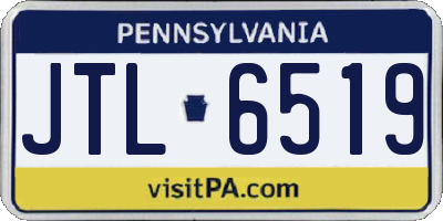 PA license plate JTL6519