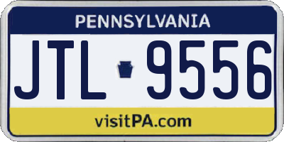 PA license plate JTL9556