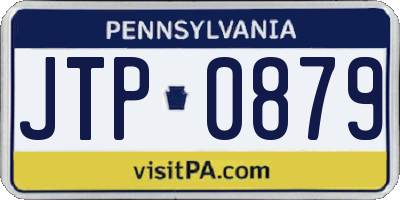 PA license plate JTP0879