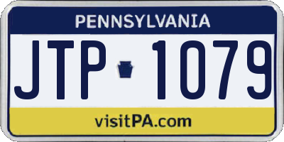 PA license plate JTP1079