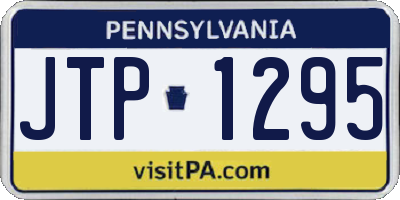 PA license plate JTP1295