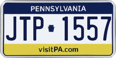 PA license plate JTP1557