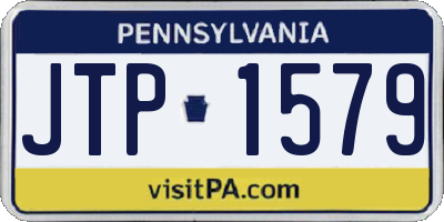PA license plate JTP1579