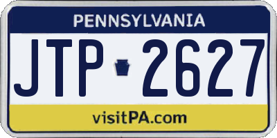 PA license plate JTP2627
