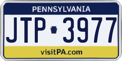 PA license plate JTP3977