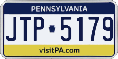 PA license plate JTP5179