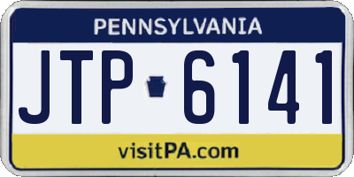 PA license plate JTP6141