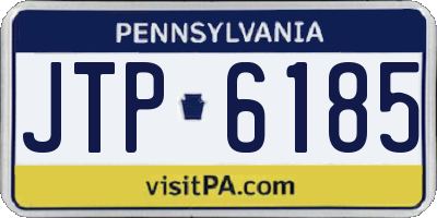 PA license plate JTP6185