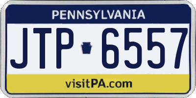PA license plate JTP6557