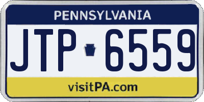 PA license plate JTP6559