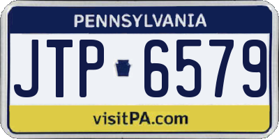 PA license plate JTP6579