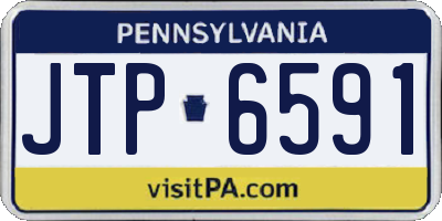 PA license plate JTP6591