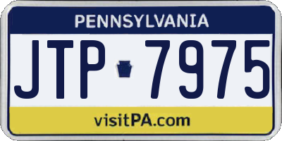 PA license plate JTP7975