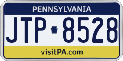PA license plate JTP8528