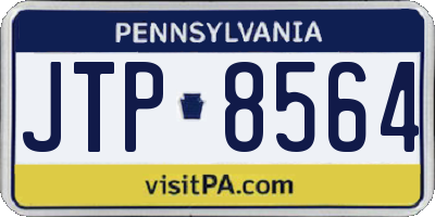 PA license plate JTP8564