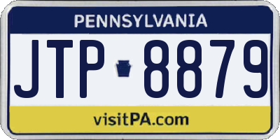 PA license plate JTP8879