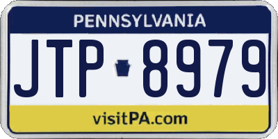 PA license plate JTP8979
