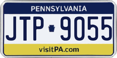 PA license plate JTP9055