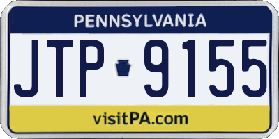 PA license plate JTP9155
