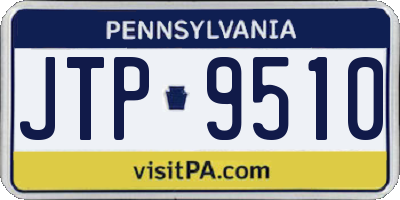 PA license plate JTP9510