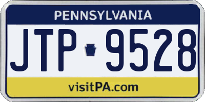 PA license plate JTP9528
