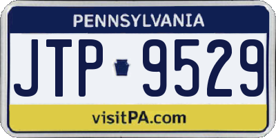 PA license plate JTP9529