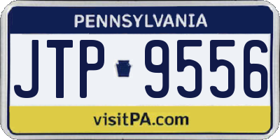 PA license plate JTP9556