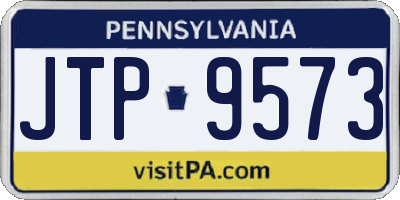 PA license plate JTP9573