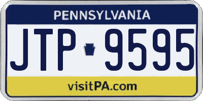 PA license plate JTP9595