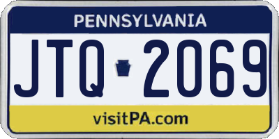 PA license plate JTQ2069
