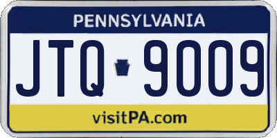 PA license plate JTQ9009