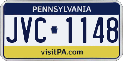PA license plate JVC1148