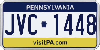 PA license plate JVC1448