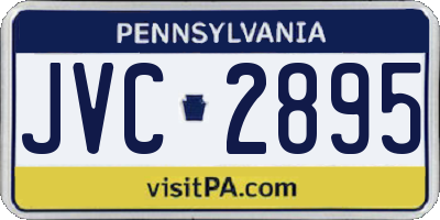 PA license plate JVC2895