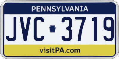 PA license plate JVC3719