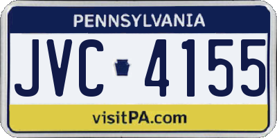PA license plate JVC4155