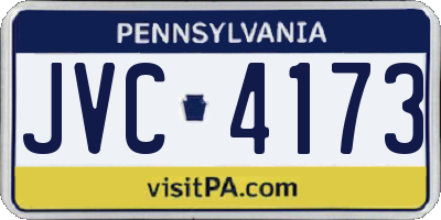 PA license plate JVC4173