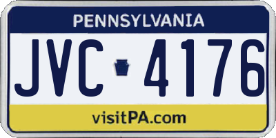 PA license plate JVC4176