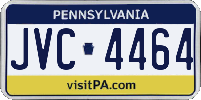 PA license plate JVC4464