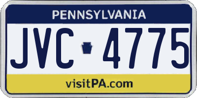 PA license plate JVC4775