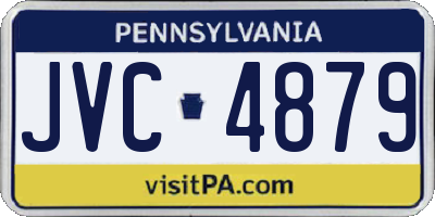 PA license plate JVC4879