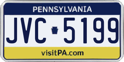 PA license plate JVC5199