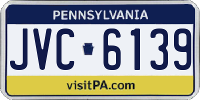 PA license plate JVC6139