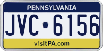 PA license plate JVC6156