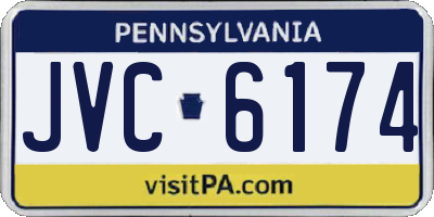 PA license plate JVC6174