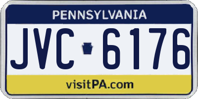 PA license plate JVC6176